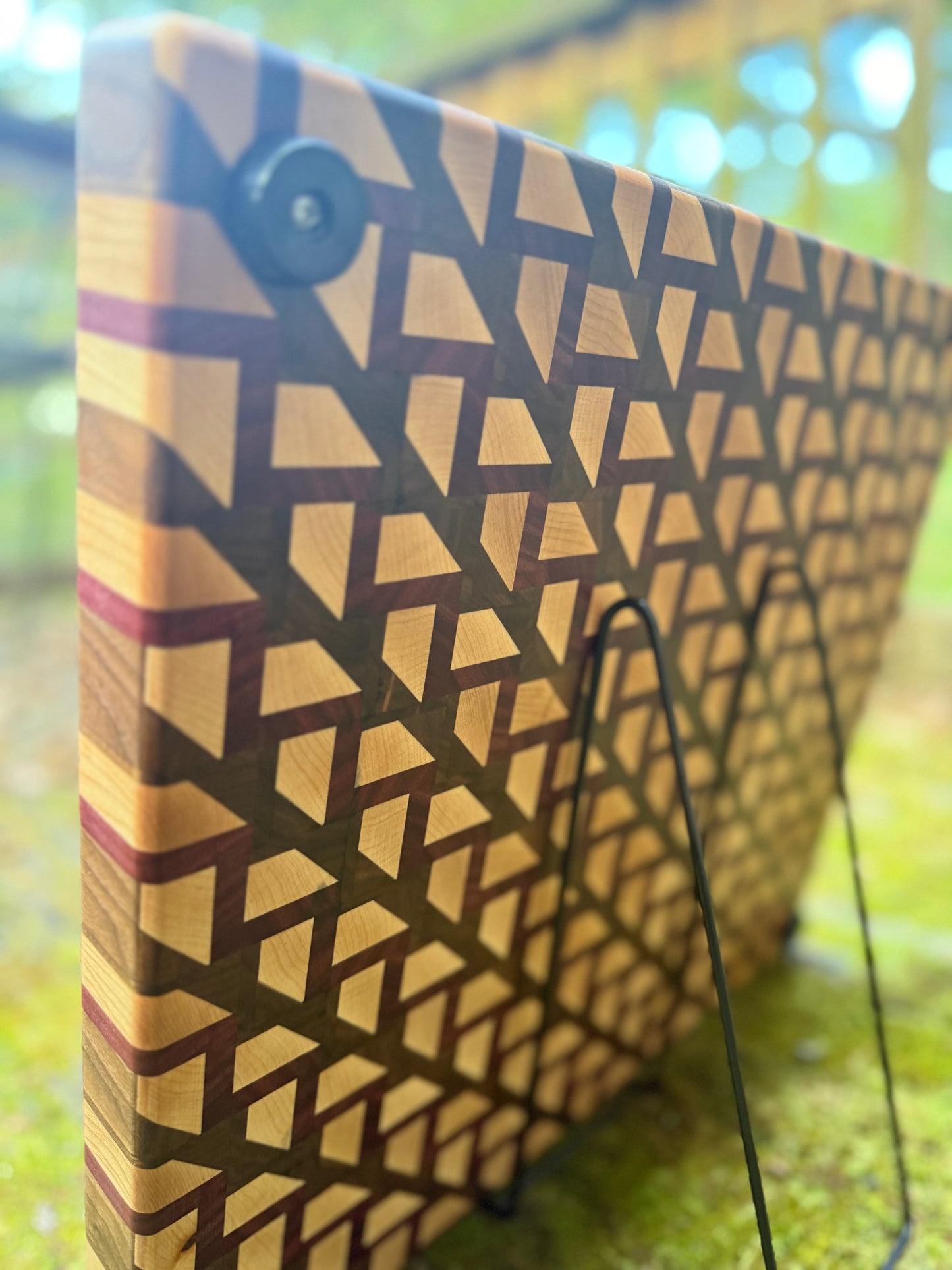 ZigZag Illusion with Purple Heart