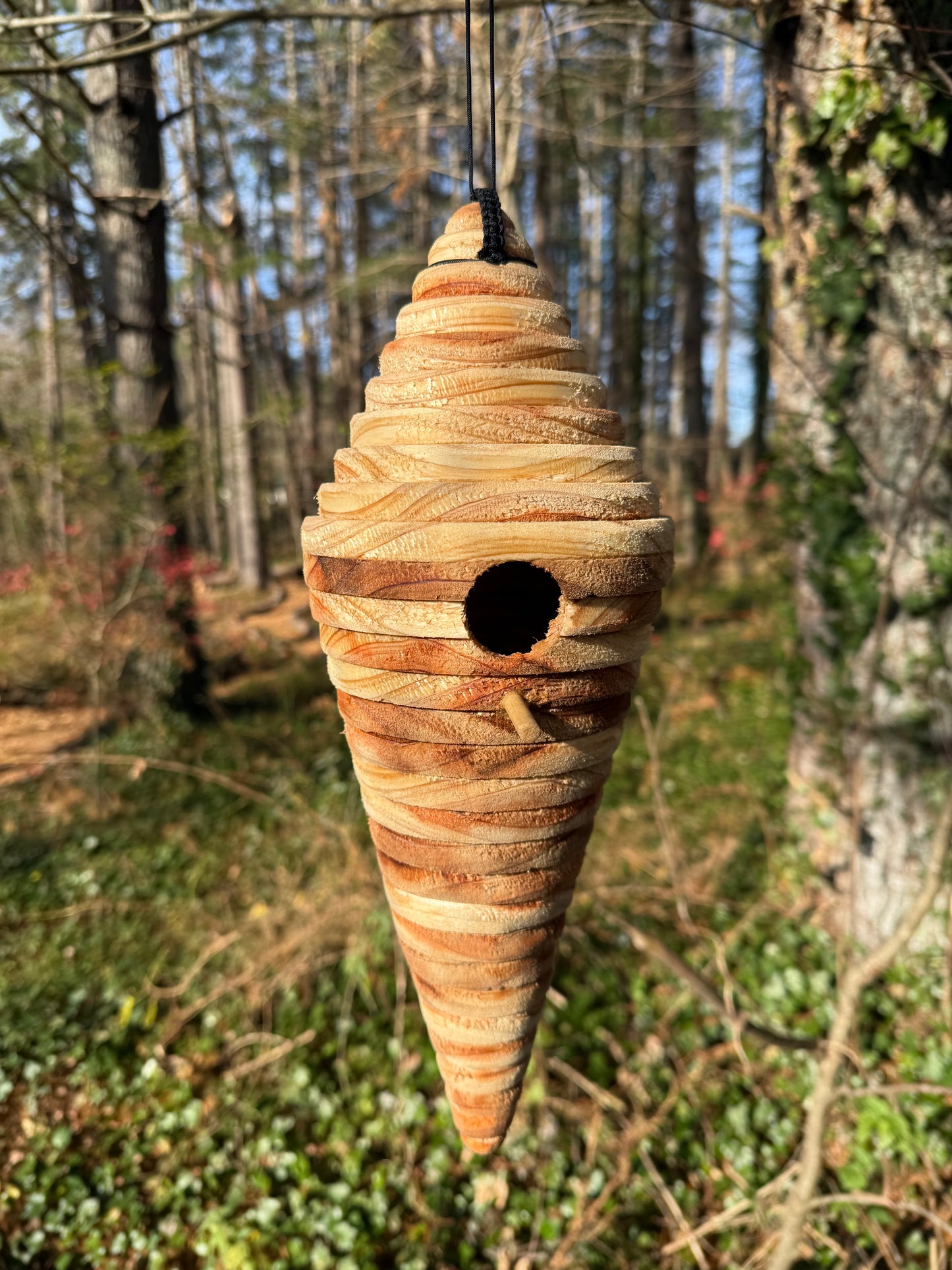 Cedar Beehive Birdhouse