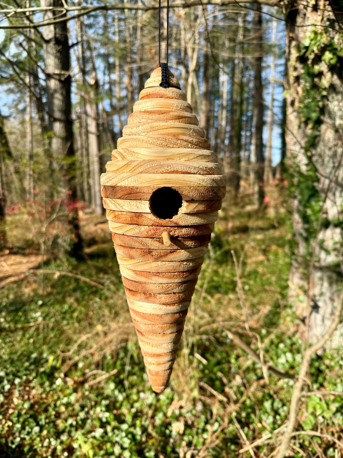 Cedar Beehive Birdhouse