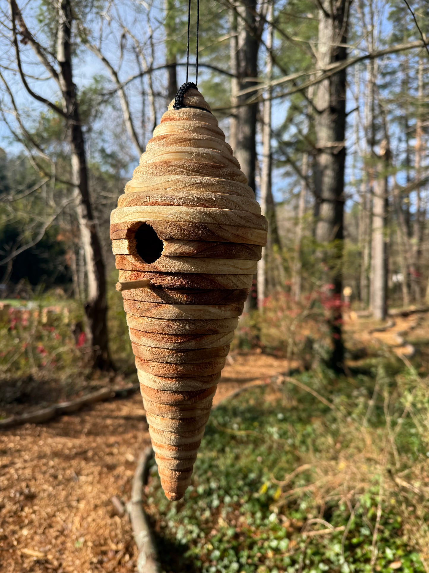 Cedar Beehive Birdhouse