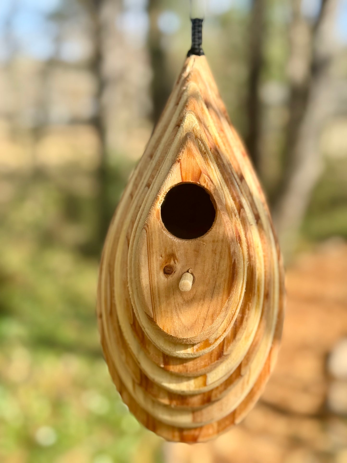 Cedar Raindrop Birdhouse