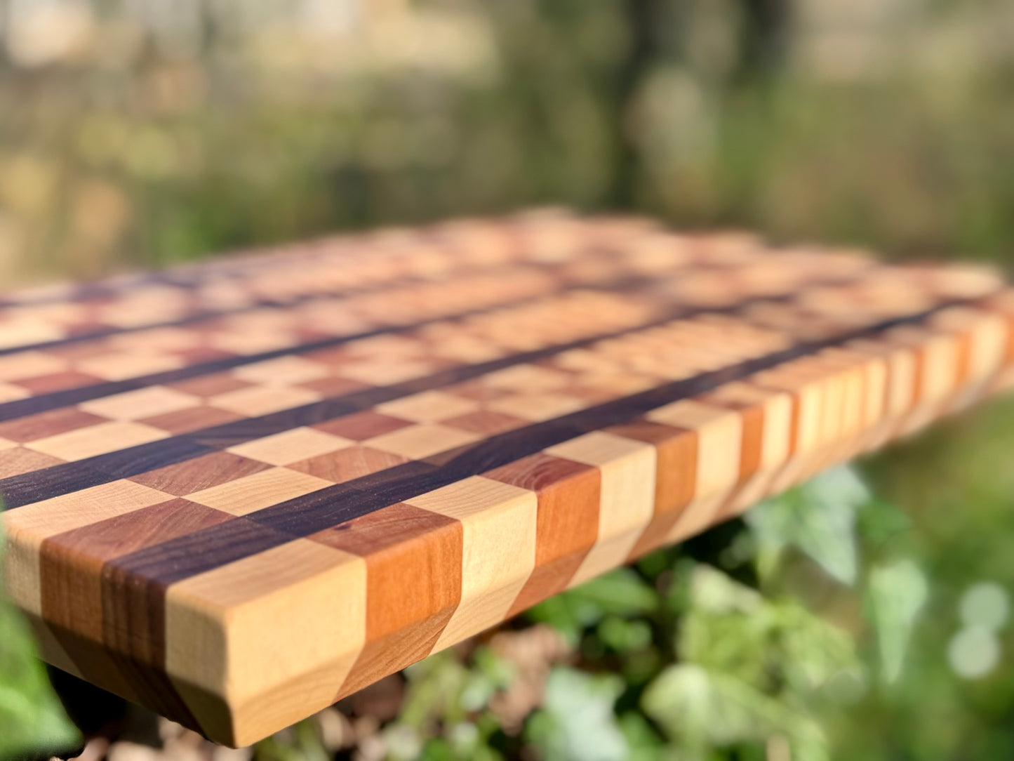 Behind the Lines - Illusion End Grain Cutting Board