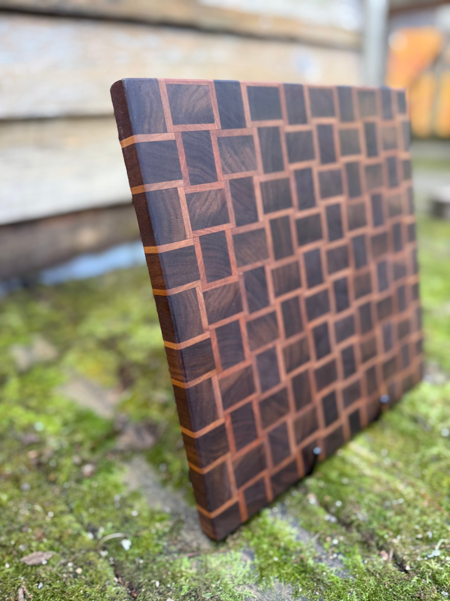 Small Basket Weave - Walnut Primary