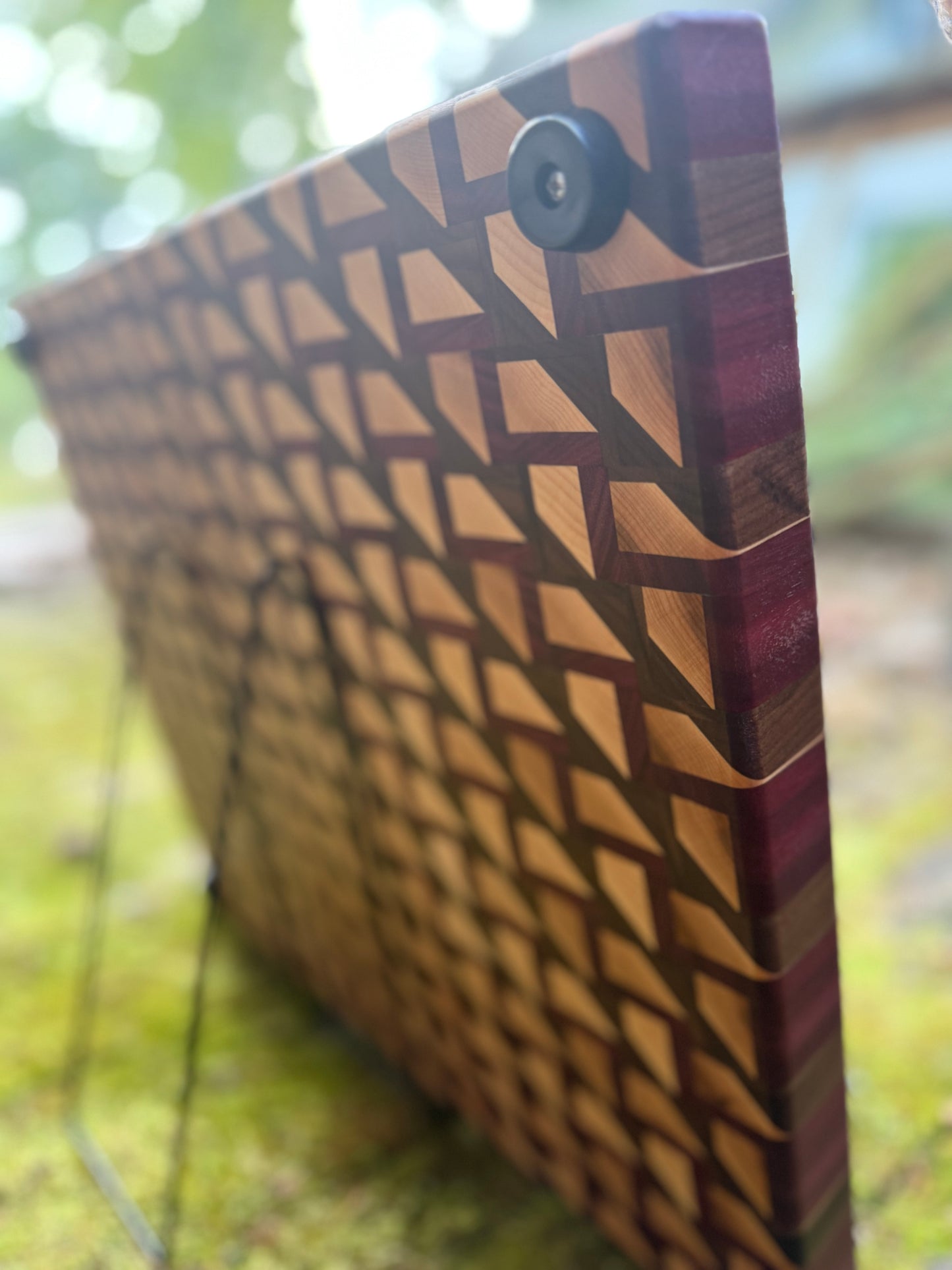 ZigZag Illusion with Purple Heart