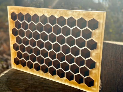 Signature HoneyCubed Cutting Board in Honey