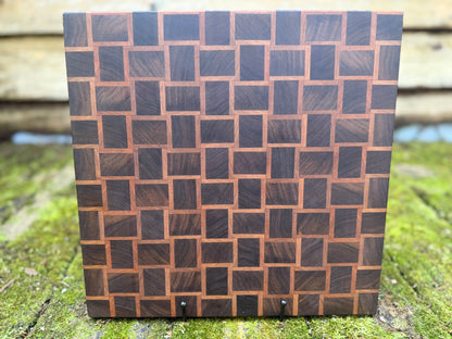 Small Basket Weave - Walnut Primary