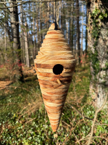 Cedar Beehive Birdhouse