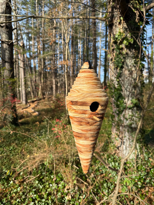 Cedar Beehive Birdhouse
