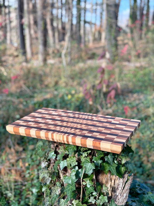 Behind the Lines - Illusion End Grain Cutting Board