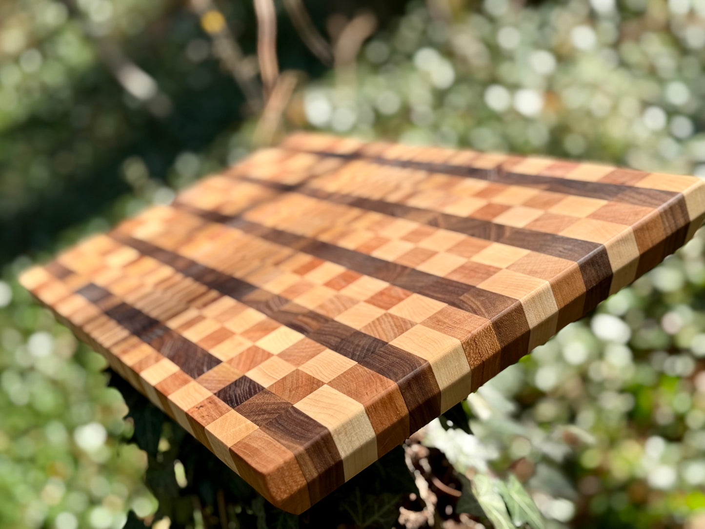 Behind the Lines - Illusion End Grain Cutting Board