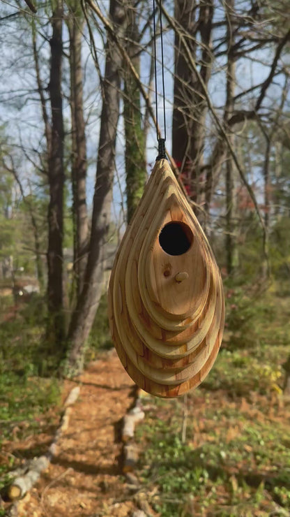 Cedar Raindrop Birdhouse